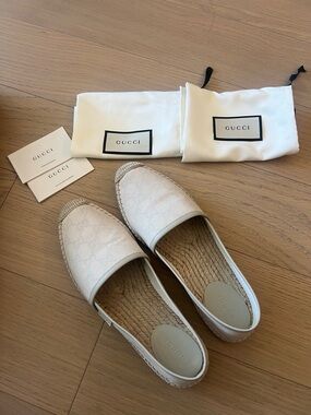 NWT GUCCI espadrilles women (EU 38/US 7.5-8)